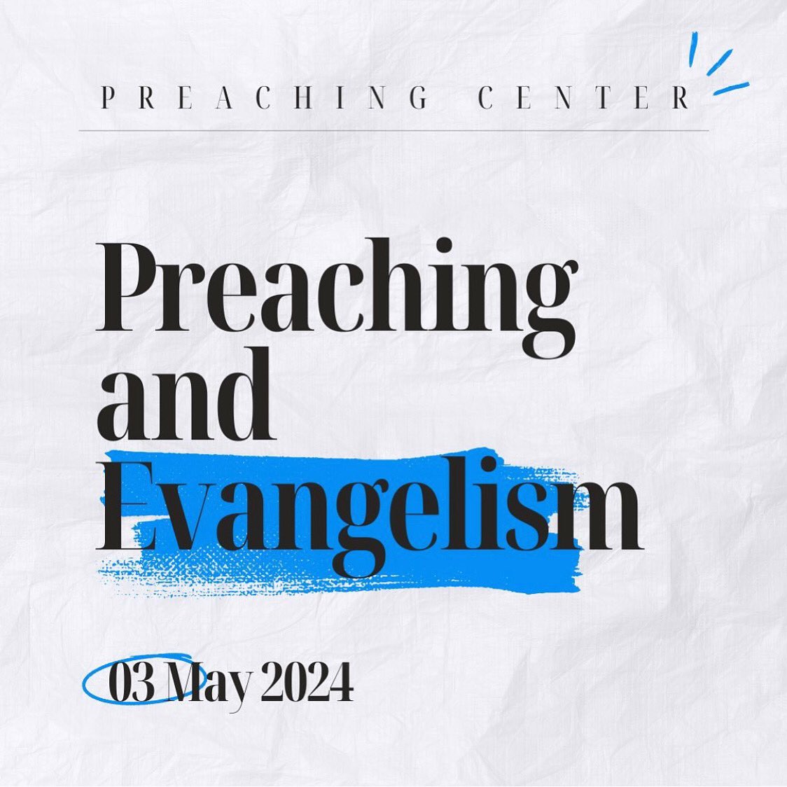 Join us online tomorrow to hear Moody’s President, Dr. Mark Jobe, speak from his passion for evangelism and evangelistic preaching! mtspreachingcenter.moody.edu.