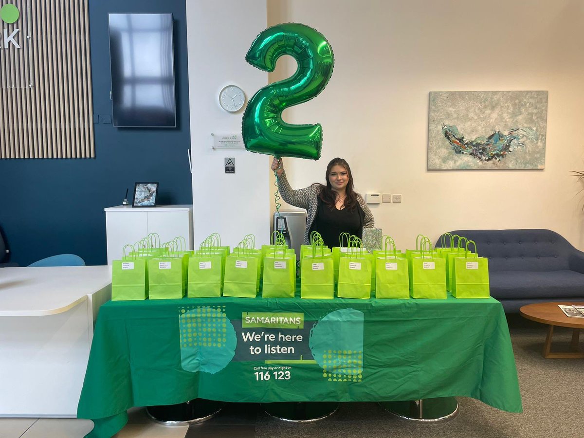 Exciting times last weekend, celebrating the 2nd anniversary of Bradford Samaritans with a party to thank volunteers for all their hard work 🥳