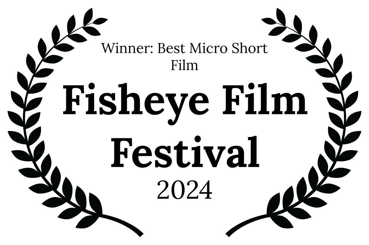 Congratulations @Duncan_Gates for taking home the Best Micro Short Film award @FisheyeFilmFest with 'NO CALLER ID' 🎬🏆