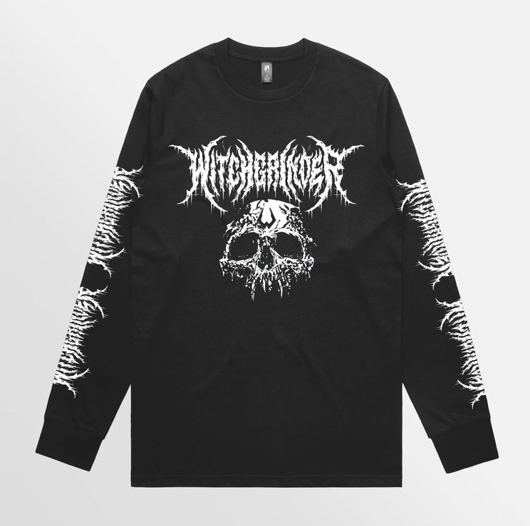 Our ‘BLACK DEATH’ tees are back and in long sleeve. Grab yours now just in time for winter. witchgrinder.bigcartel.com/product/black-…