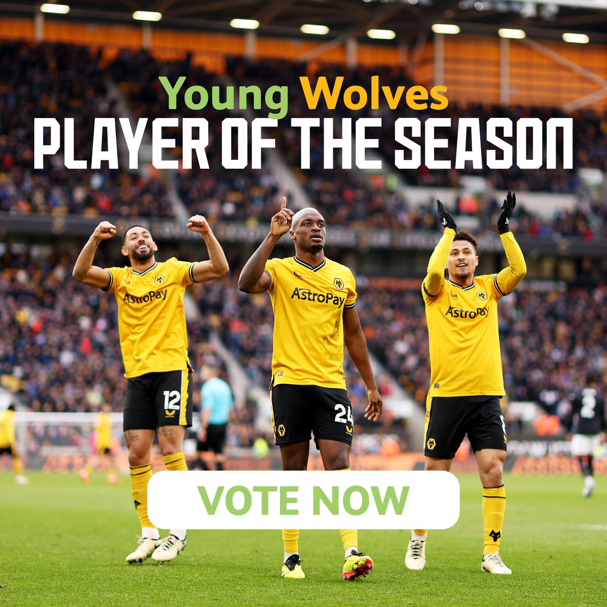 It's time to vote for your Young Wolves Player Of The Season! 🐺 Follow the link below to cast your vote! buff.ly/3y9npIW