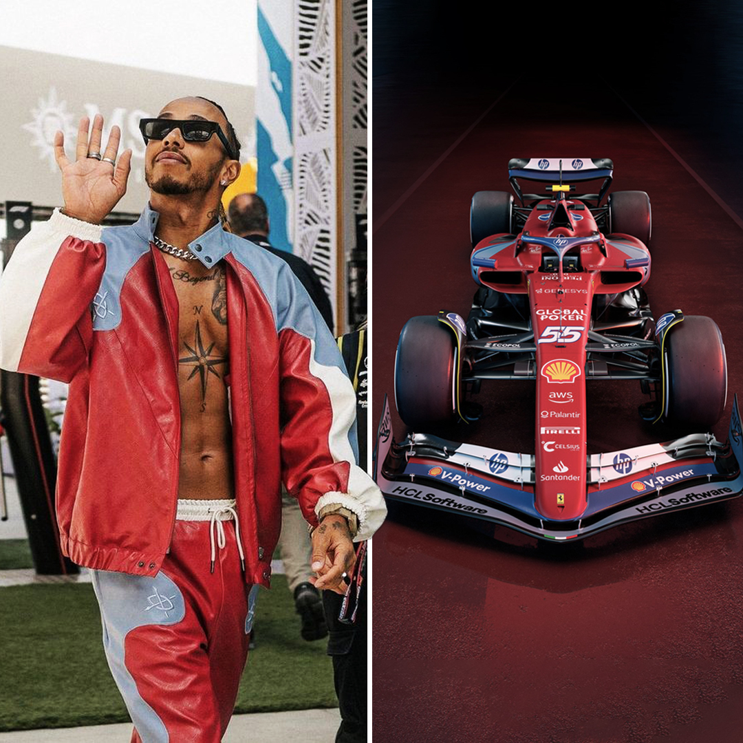 Lewis in Miami (2022) vs. Ferrari in Miami (2024) 🔴🔵⚪️