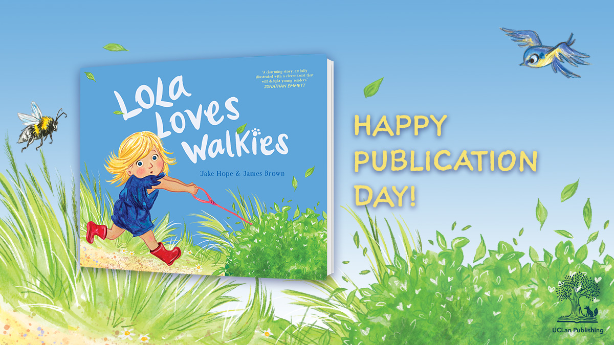 Ready or not, ‘Lola Loves Walkies’ by @Jake_Hope is out now! 🐕 Buy here: bit.ly/3JmiUgy Illustrated by @jb_illustrates 🎨