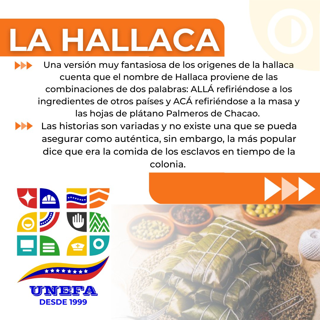 ¡Familia #UNEFISTA! Esta semana les traemos una nueva Píldora Cultural.   #Conoce algunas curiosidades de la gastronomía venezolana. #CULTURAUNEFA #25AÑOSUNEFA #ExcelenciaEducativa #DESDE1999HASTA100PRE @sandraoblitasr @vladimirpadrino @FelixOsorioG