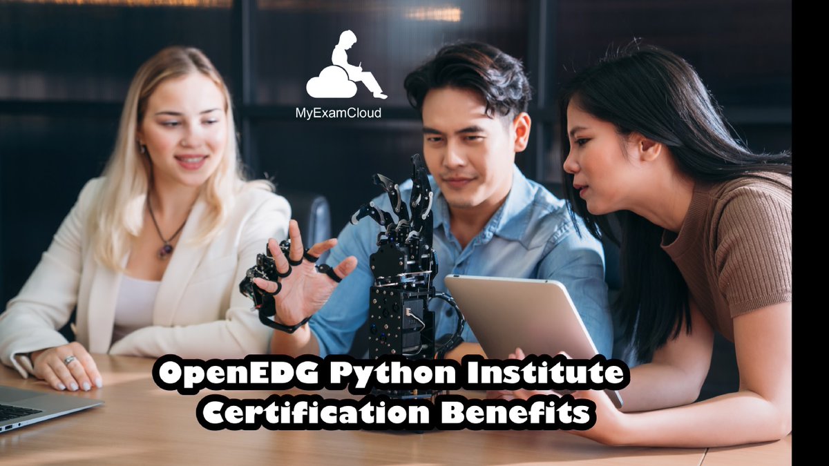 The Value of Certification by OpenEDG Python Institute: Boosting Careers and Enhancing Businesses myexamcloud.com/blog/python-in… #pythoncertification #pythoncertifications #pythoncertified #myexamcloud