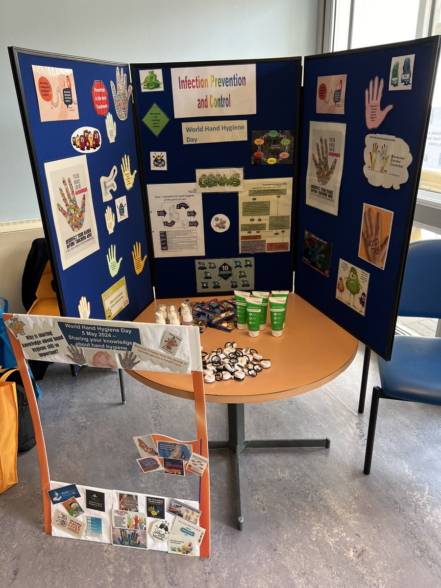 The Infection Control team are in Corby today for World Hand Hygiene Day 2024 which is May 5th! #weareNHFT