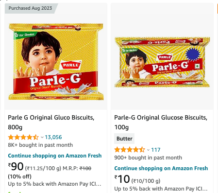 Parle G is selling 100g biscuits for 10 INR
Parle G is also selling 800g biscuits for 90 INR

If you buy 10,000 units of small packets and sell them in bigger packs, you will end up making risk-free 1.37 Crores in 24 hours 

This is how arbitrage trading works