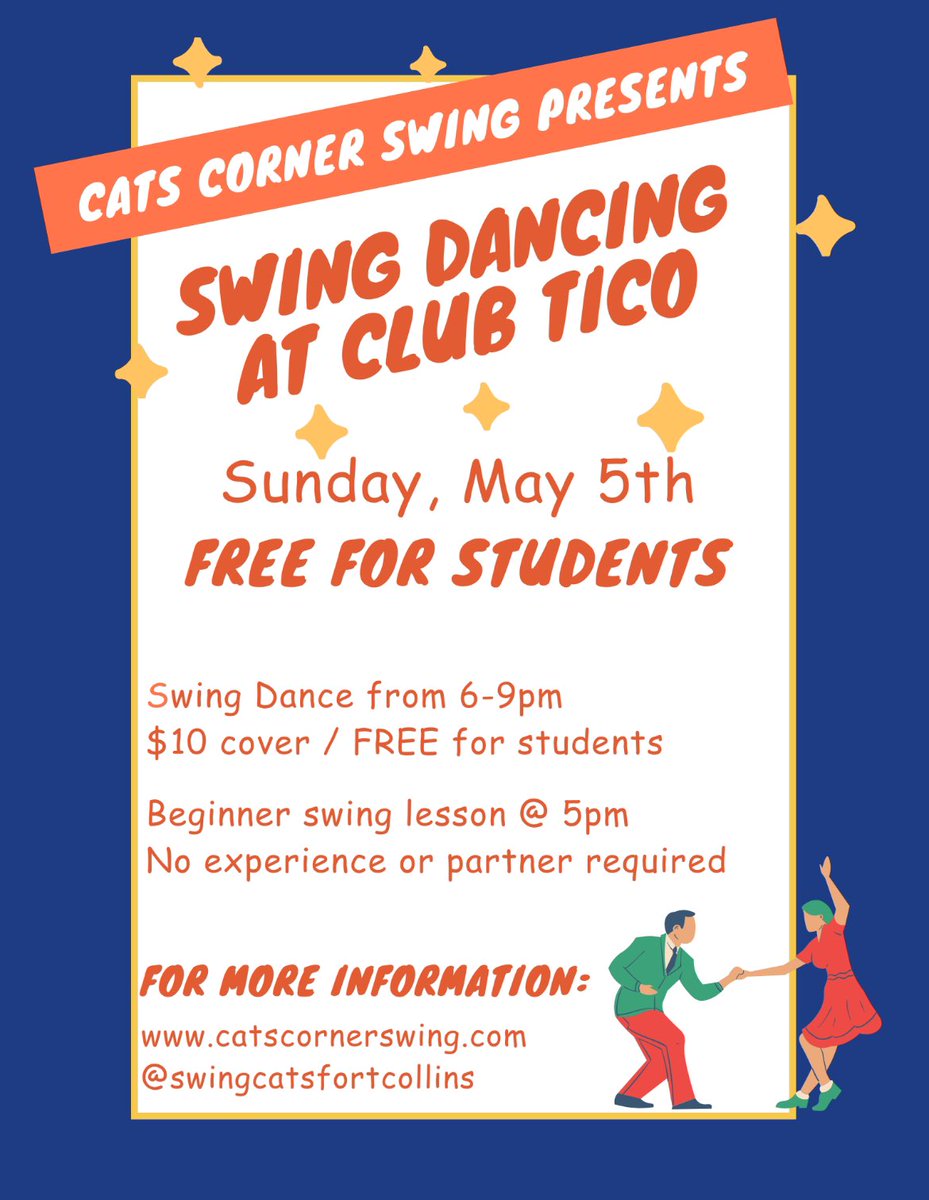 Cats Corner Swing FOCO (@swingcatsfoco) on Twitter photo Check out our first dance this Sunday! Check out our first dance this Sunday!