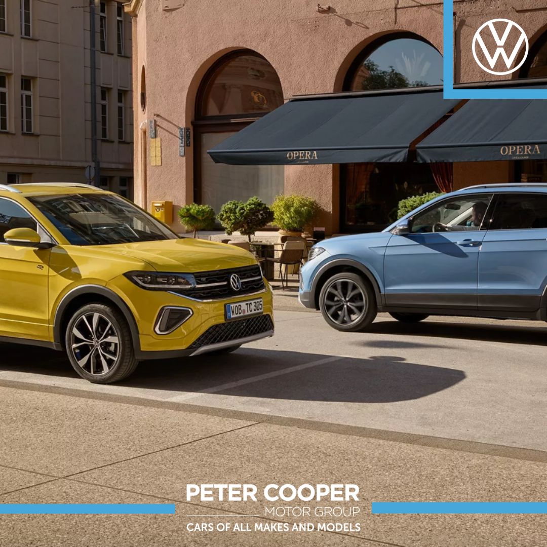 Exclusive #NewCarOffers available at Peter Cooper Motor Group.

Drive away in a BRAND NEW T-Cross from:

⭐ £289 Deposit
⭐ £289 A Month

petercoopergroup.co.uk/volkswagen/spe…

#PeterCooperMotorGroup #NewVolkswagen #VWOffers #NewVW