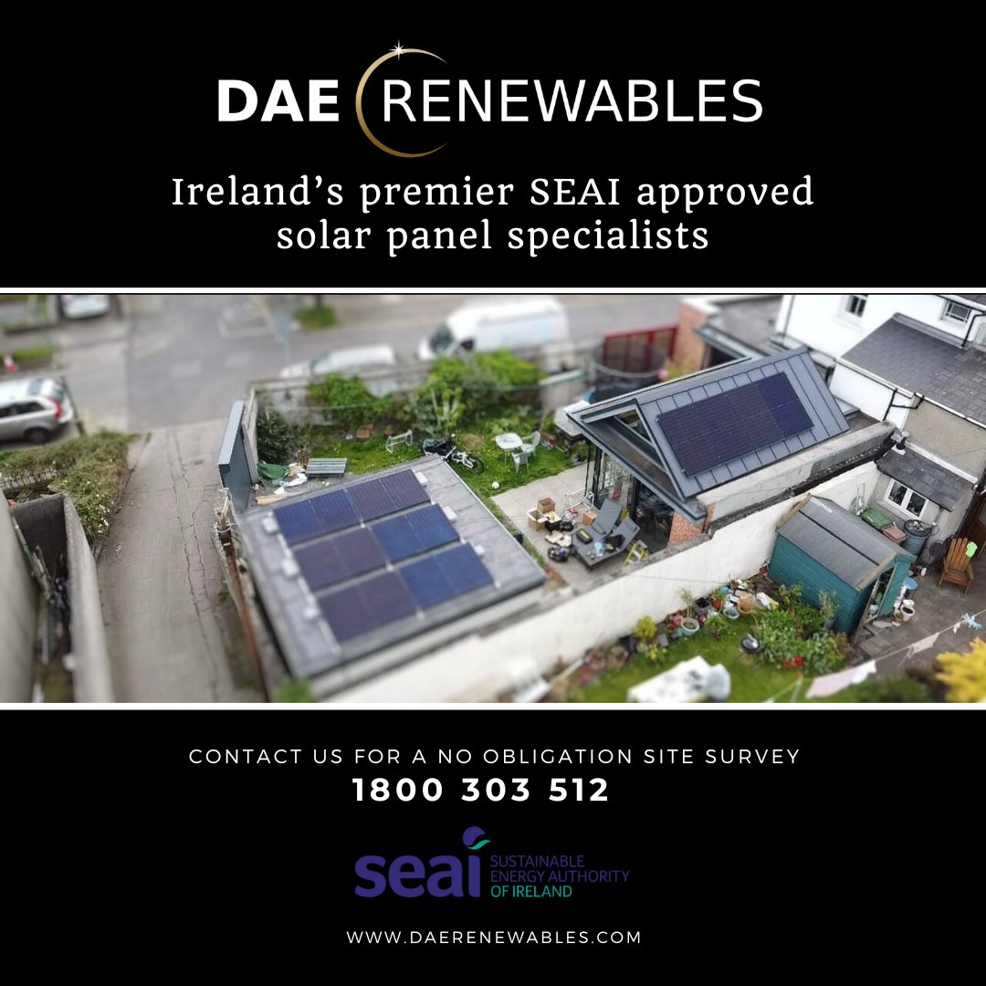 At DAE Renewables, we specialise in innovative solutions tailored to your sun orientation and roof space. 💡We exclusively use the highest quality Longi Solar Panels and Solis inverters to guarantee optimal performance and durability.  🌞 #SolarPower