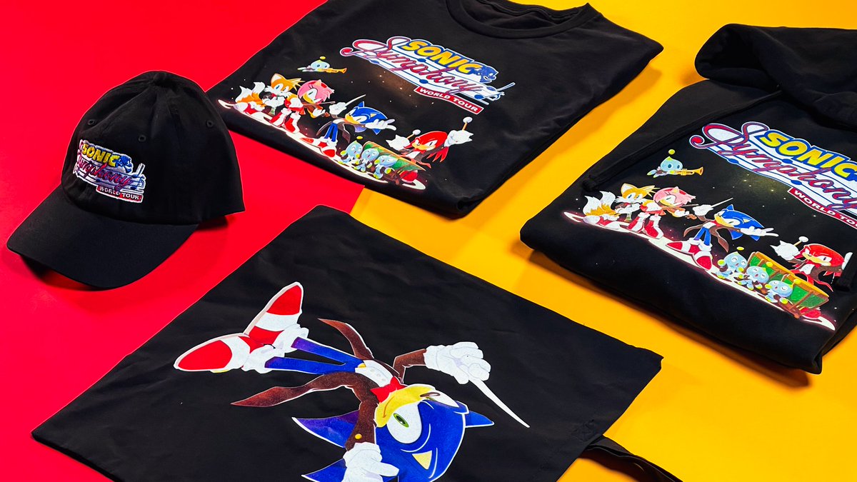 🛒 Missed out on buying merch? Looking for a new shirt, hoodie, tote bag, and more? Sonic Symphony merch is available via our online store, with international shipping! 🛍️ ➡️ bit.ly/3WgPGr7