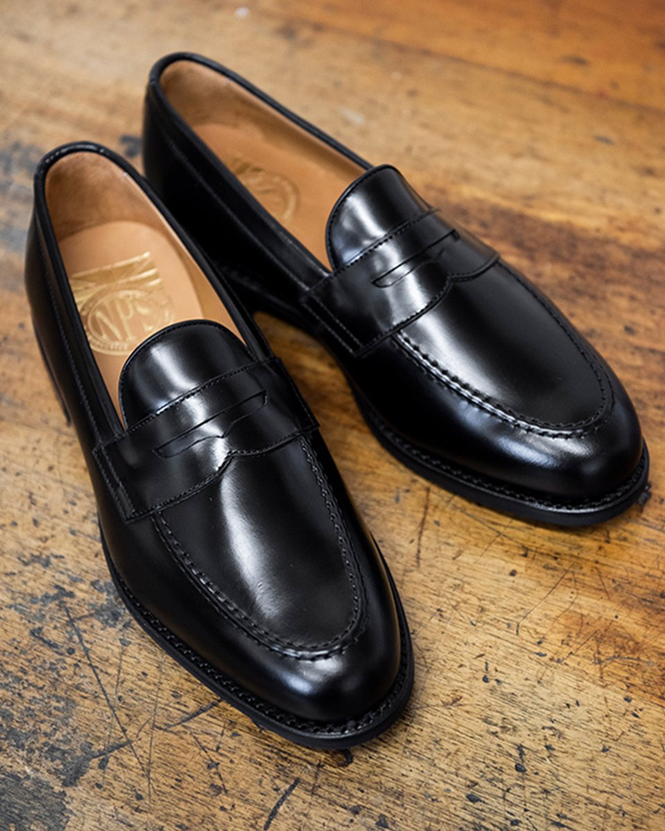 Our NPS Essential Collection offers a selection of classic styles in the easy-care hi-shine finish. Ideal for business and occasion wear, the Goodyear welted range includes rubber studded soles with full leather lining. Shop - l8r.it/H8In