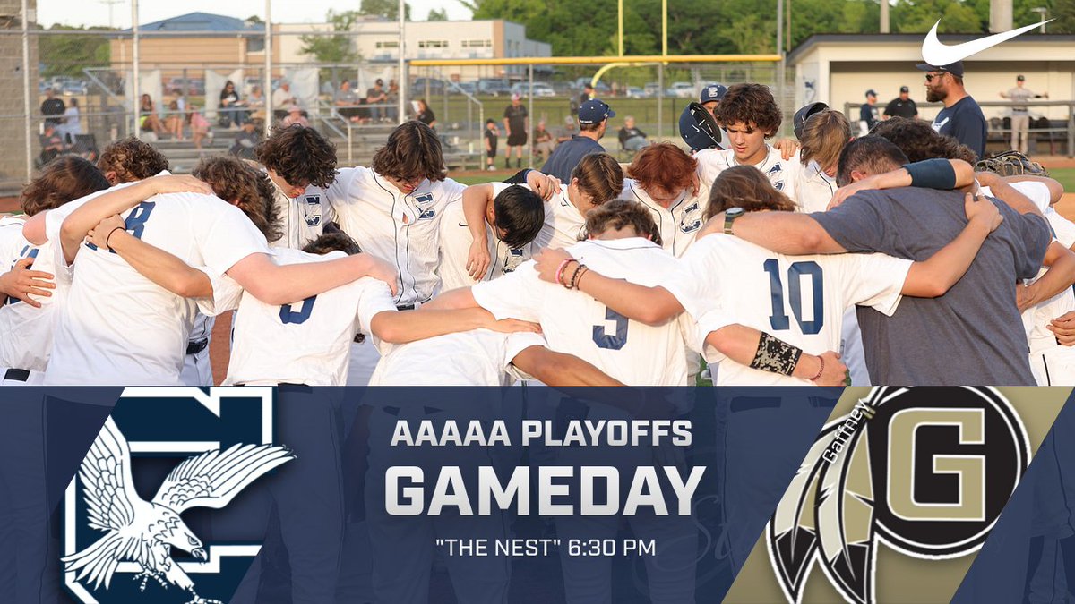 Come on out to "The Nest" tonight as your Blue Eagles take on the Gaffney Indians!

This is an elimination game in the SC AAAAA Playoffs!

First pitch is set for 6:30 PM!

#PackTheNest