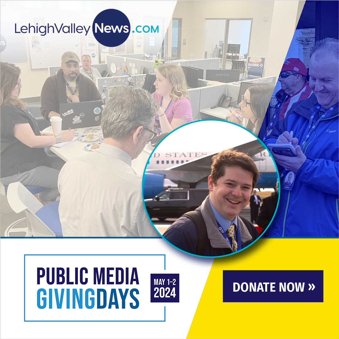 There is still time to make a gift at LehighValleyNews.com/Donate, as the clock winds down on Public Media Giving Days. Thank you for believing in our mission and supporting independent, free, nonpartisan local news in the Lehigh Valley. trib.al/6HNp0At