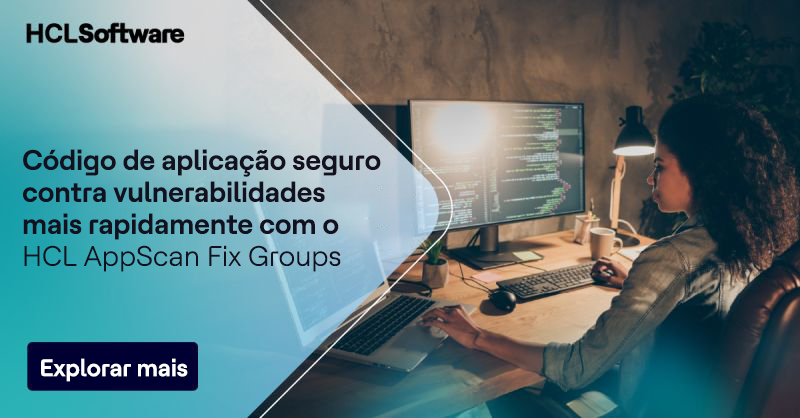 HCLSoftware's tweet image. Os Grupos de Correção do #HCLAppScan melhoram ainda mais o tempo de triagem e correção, agrupando as descobertas pelo que elas têm em comum, para que uma única correção possa corrigir todas elas. Saiba mais: hclsw.co/w6ubvn