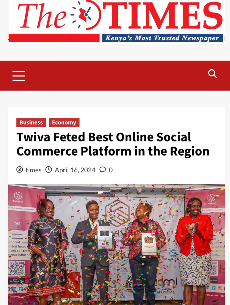 Twiva provides each reseller in the Twende Digital Project with a customizable e-shop, connecting them directly to quality SME products without the overhead costs of inventory, logistics, or customer support
Social Commerce #EarnWithTwiva @twiva_ltd