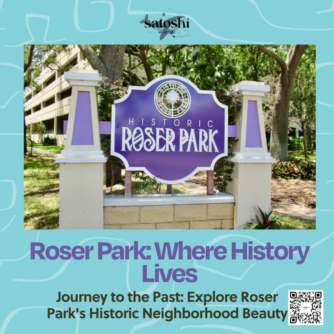 'Take a morning walk through Roser Park, a neighborhood known for its hilly terrain and historic homes in #stpete. #satoshihideout #thehideoutyouvebeenlookingfor'