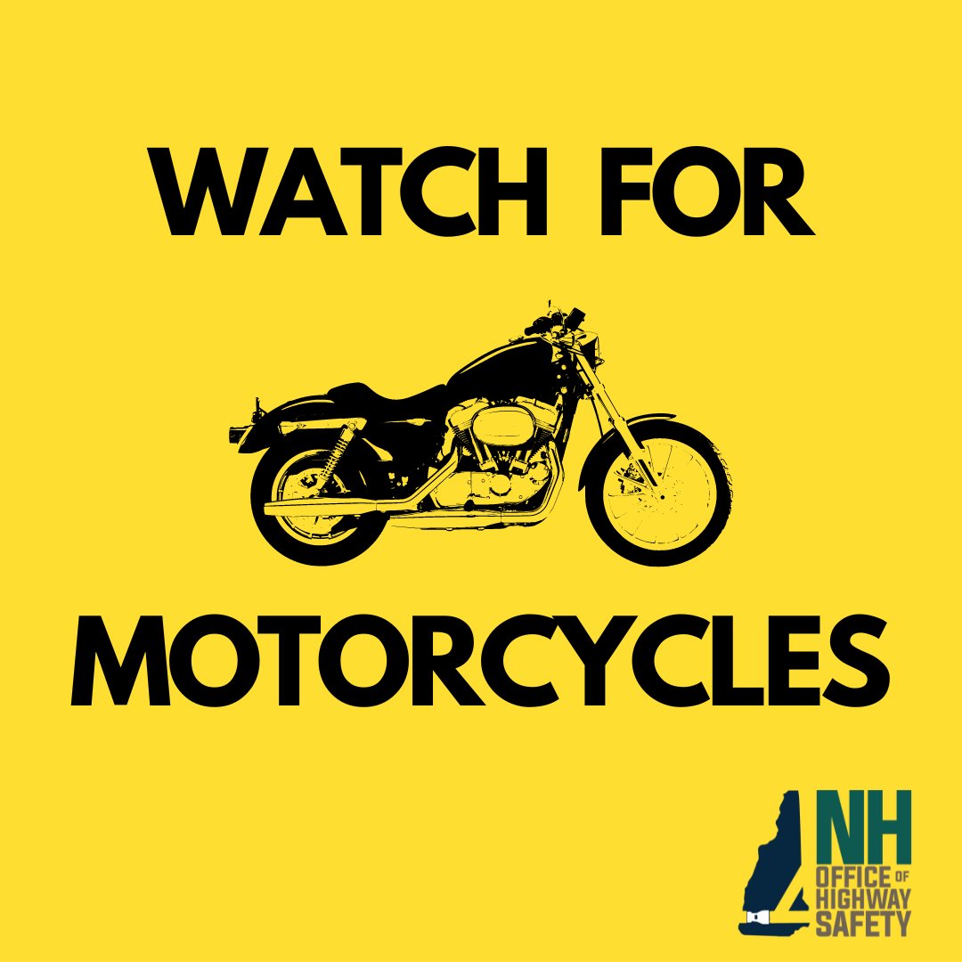 2023 was the deadliest year for motorcycle riders in New Hampshire in nearly two decades.

🏍️ Always remember to ride SMART: Safely, Maturely, Aware, Respectfully and Trained.

🚗 Always remember to share the road. Check blind spots and keep extra space.

#MotorcycleSafety