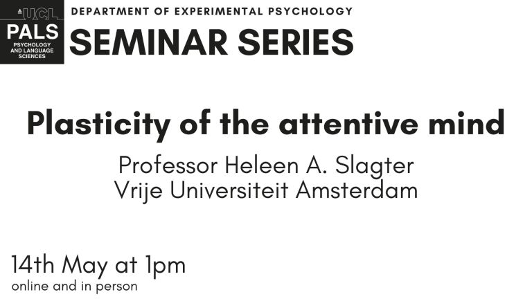 For the next @UCL_EP seminar on 14/05, Prof @HeleenASlagter invites us to reconsider how attention is typically approached: rather than as a mere sensory filter but as a relational process that optimizes agent-environment interactions based on priors. buff.ly/3wjdcta