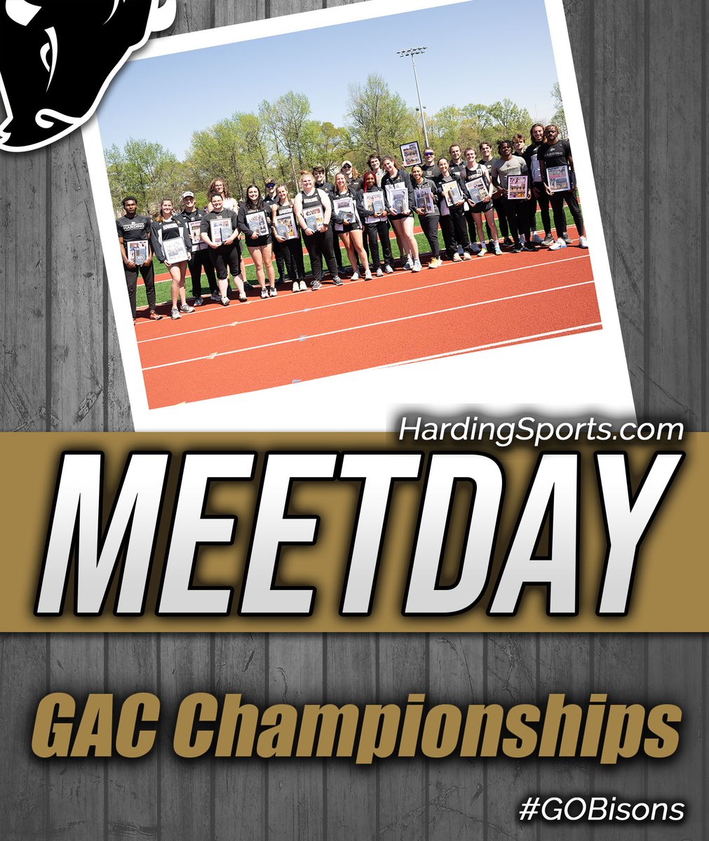 .@Harding_TRACK MEETDAY! The Harding track and field teams participate in day 2 of the GAC Championships #GOBisons

Homepage: muleriderathletics.com/sports/2024/4/…