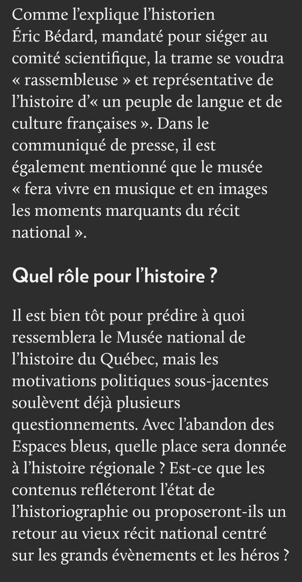 Ce matin dans La Presse, nous publions une lettre ouverte signée par plus de 35 historiennes, historiens, chercheuses, chercheurs et personnes engagées dans l'histoire publique et la vulgarisation. À lire ici 👇 unban.ca/?redirect=http…