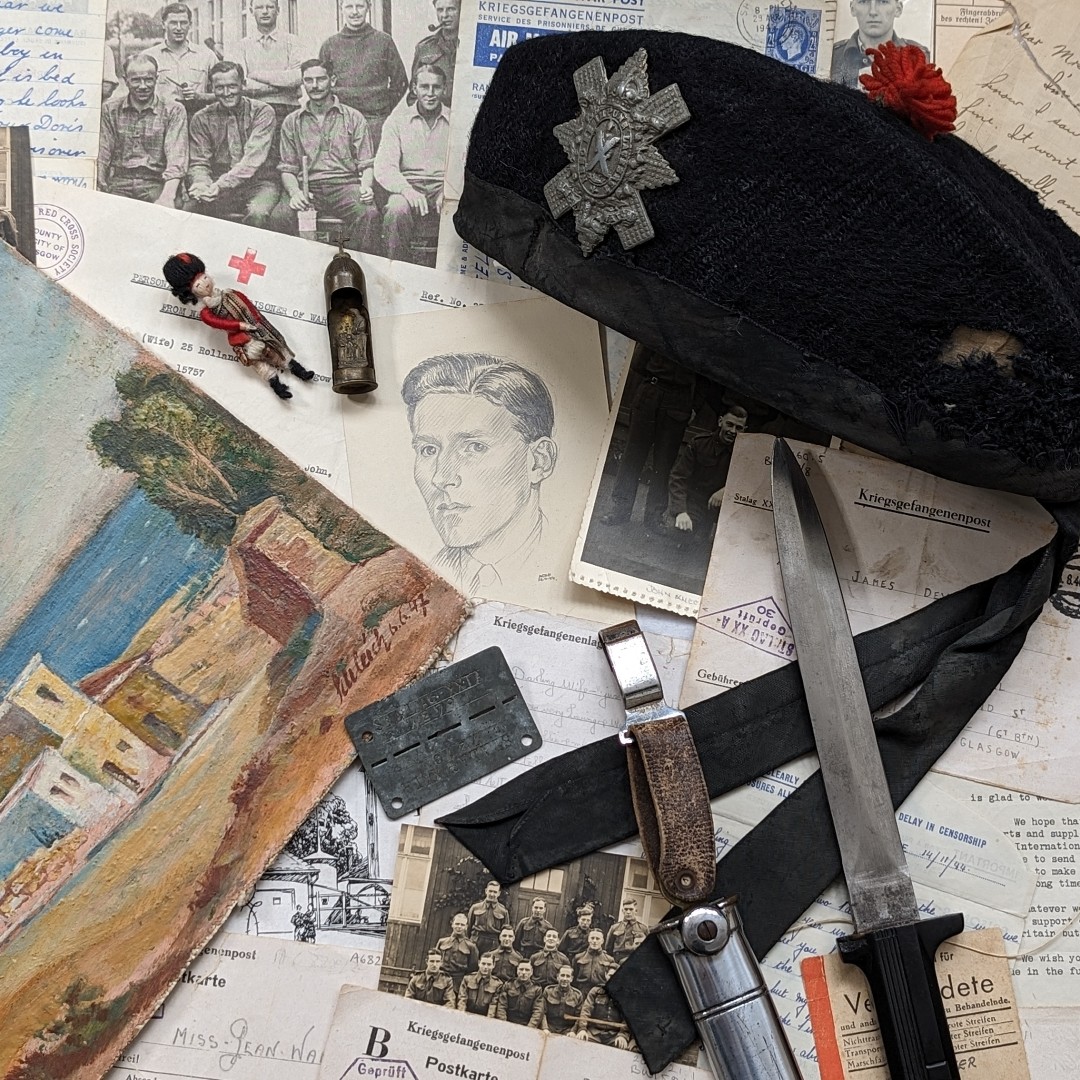 Discover the powerful stories of Black Watch POWs in WW2 at our NEW exhibit 'Captive Voices of The Black Watch'! From St Valery-en-Caux to liberation at the end of the conflict. Included with museum entry. Immerse in their stories. #TheBlackWatch #ww2 #Exhibition #POW #Museum