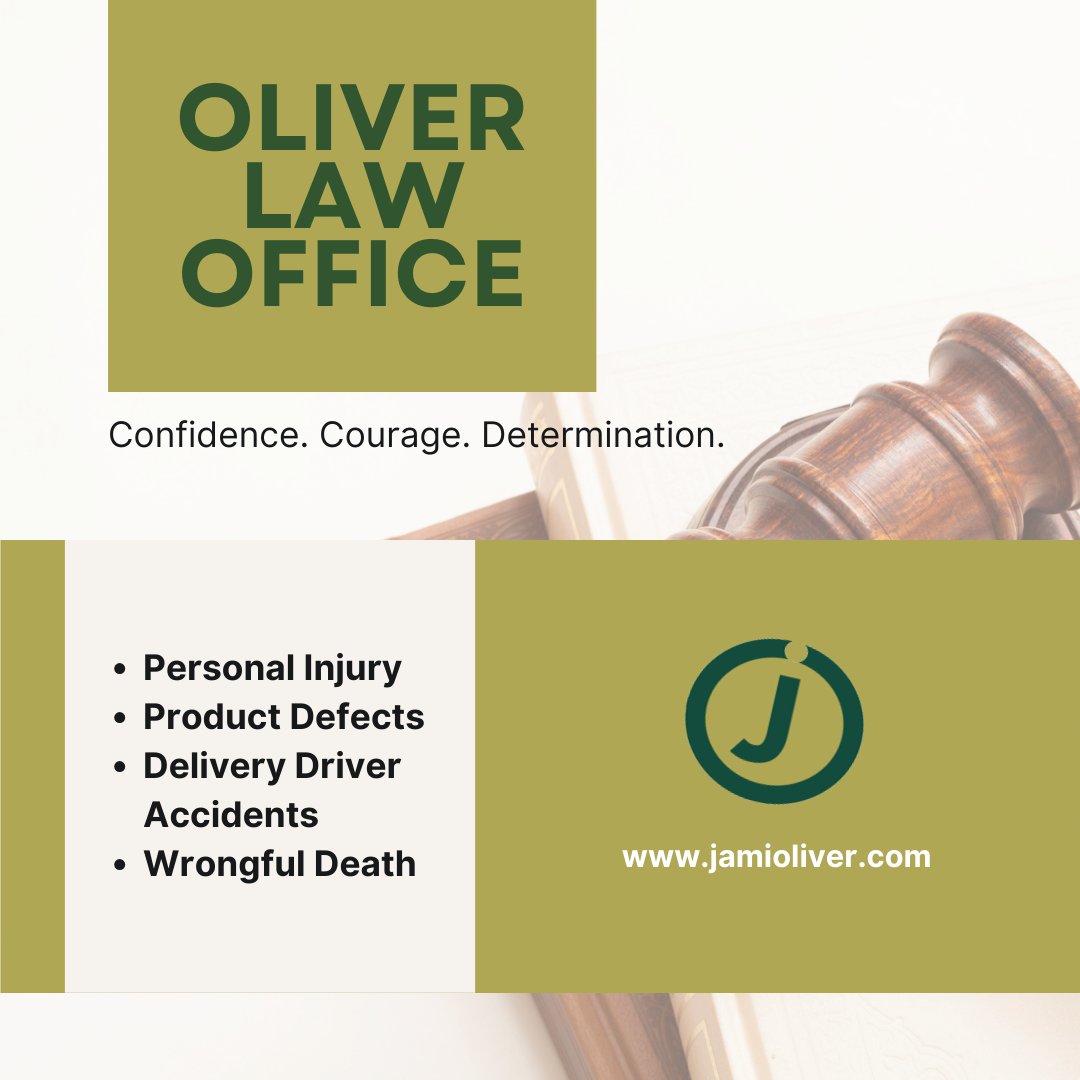 Call us today if you or a loved one has been involved in a delivery driver accident caused by negligence.

#oliverlawoffice #columbuslawyer #dublinlawyers #womenownedbusiness #trialattorneys #personalinjury #defectiveproducts #employmentlawyer