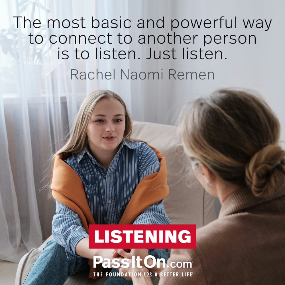 #listening #passiton
.
.
.
#listen #most #basic #powerful #way #connect #person #connection #simple #kindness #learn #see #others #goals #inspiration #motivation #inspirationalquotes #values #valuesmatter #instadaily #instadailyquotes #instaquotes #instaquotesdaily #instagood