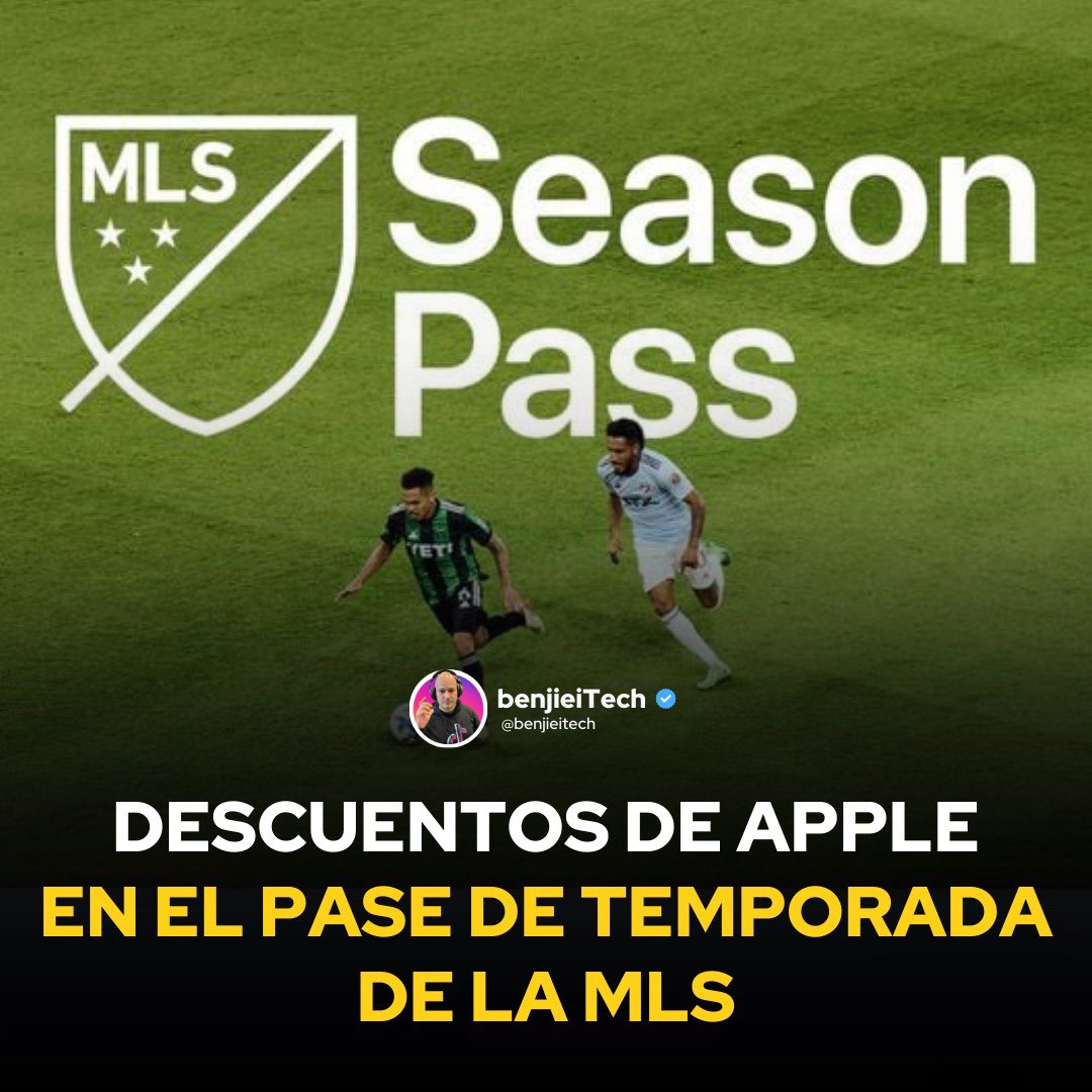 🖥️ El MLS Season Pass en Apple TV está ahora disponible a un precio reducido para el resto de la temporada 2024. 

💰 Los suscriptores estándar pueden obtenerlo por $69 (30% de descuento), mientras que los suscriptores de Apple TV+ pueden adquirirlo por $59 (25% de descuento).…