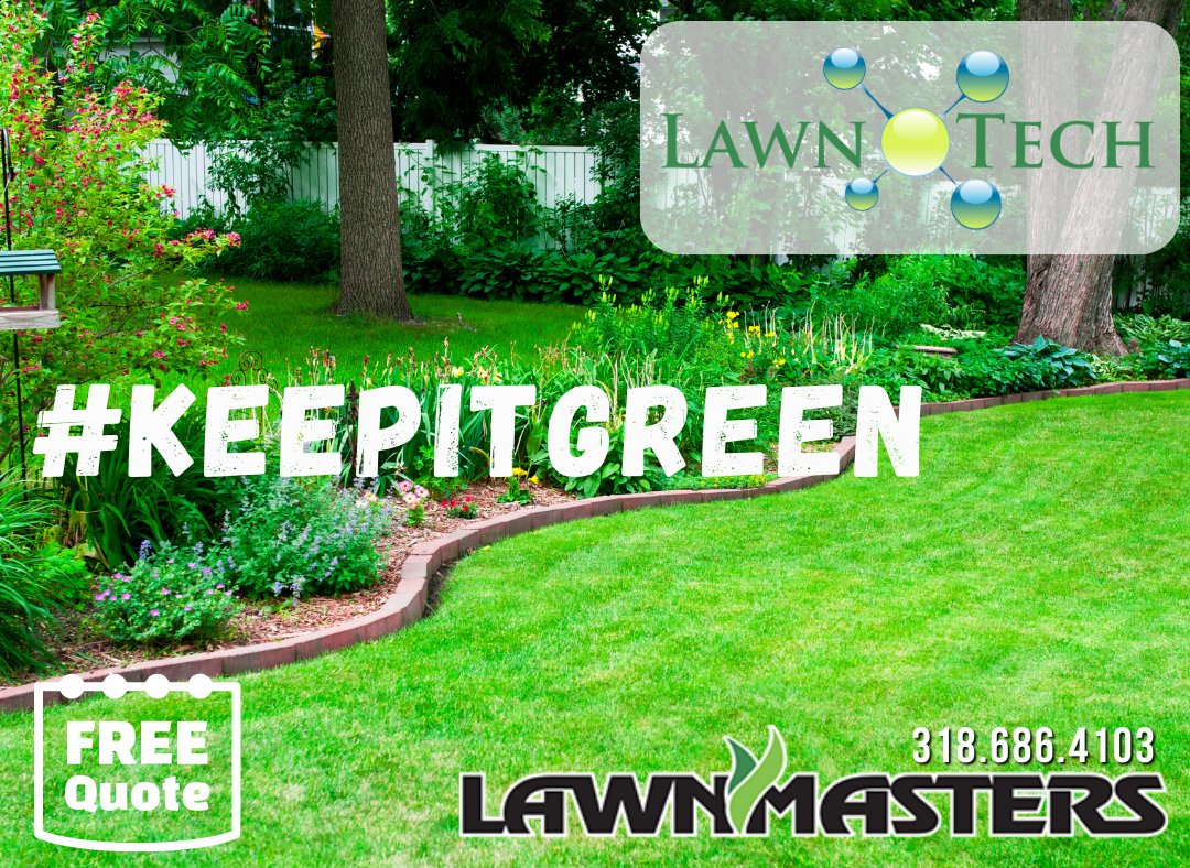 Lawnmasters318's tweet image. #KeepItGreen this spring and summer with our #LawnTech division! Call today for a free quote 💚💚💚

📱 318.686.4103

#Lawnmasters #ShreveportLA #ShreveportWeedControl #ShreveportFertilization
