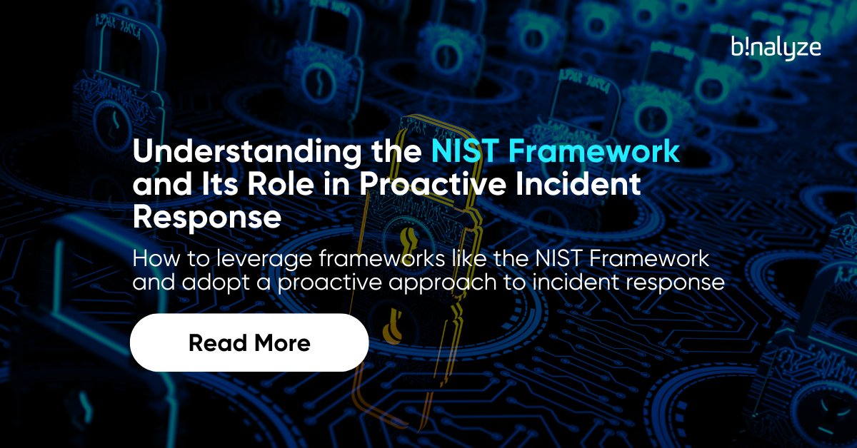 Organizations must be prepared to effectively respond to cyber incidents to minimize damage and ensure continuity of operations. This is where frameworks like NIST come into play. Check out our blog to understand NIST's role in incident response. ow.ly/m9uq50RubGF