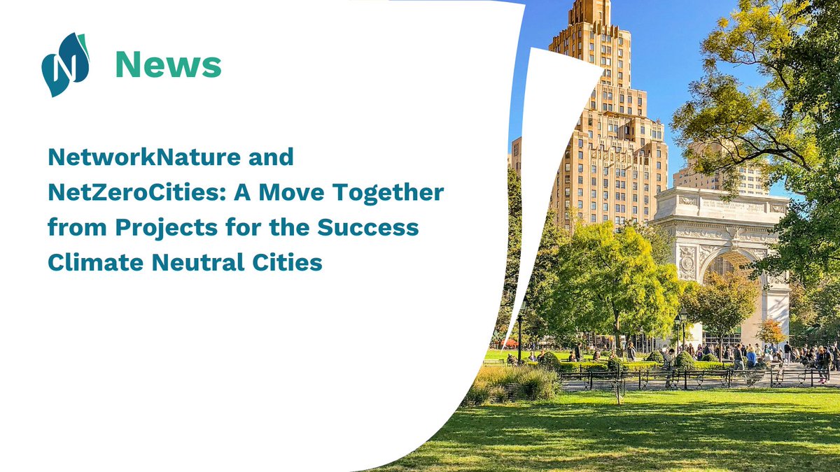🌍 Join the movement towards climate neutrality with NetworkNature and NetZeroCities (NZC)! Take the NZC survey and explore the partnership programme for replication opportunities. And don't miss out on key resources for biodiversity-friendly urban design! ow.ly/hxUm50Ruuu4