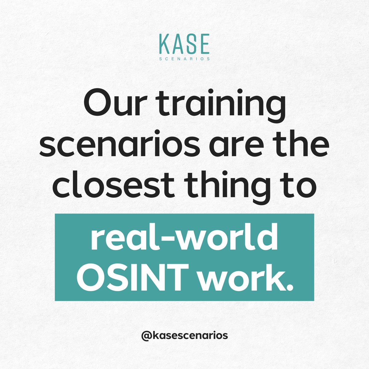 Looking to take your #OSINT skills to the next level? 🕵️

Our immersive training scenarios are the closest thing to real-world OSINT work. 

Try a scenario &amp; challenge your critical thinking &amp; analytical abilities 👉 ow.ly/XKKC50Rui4p #OSINTTraining