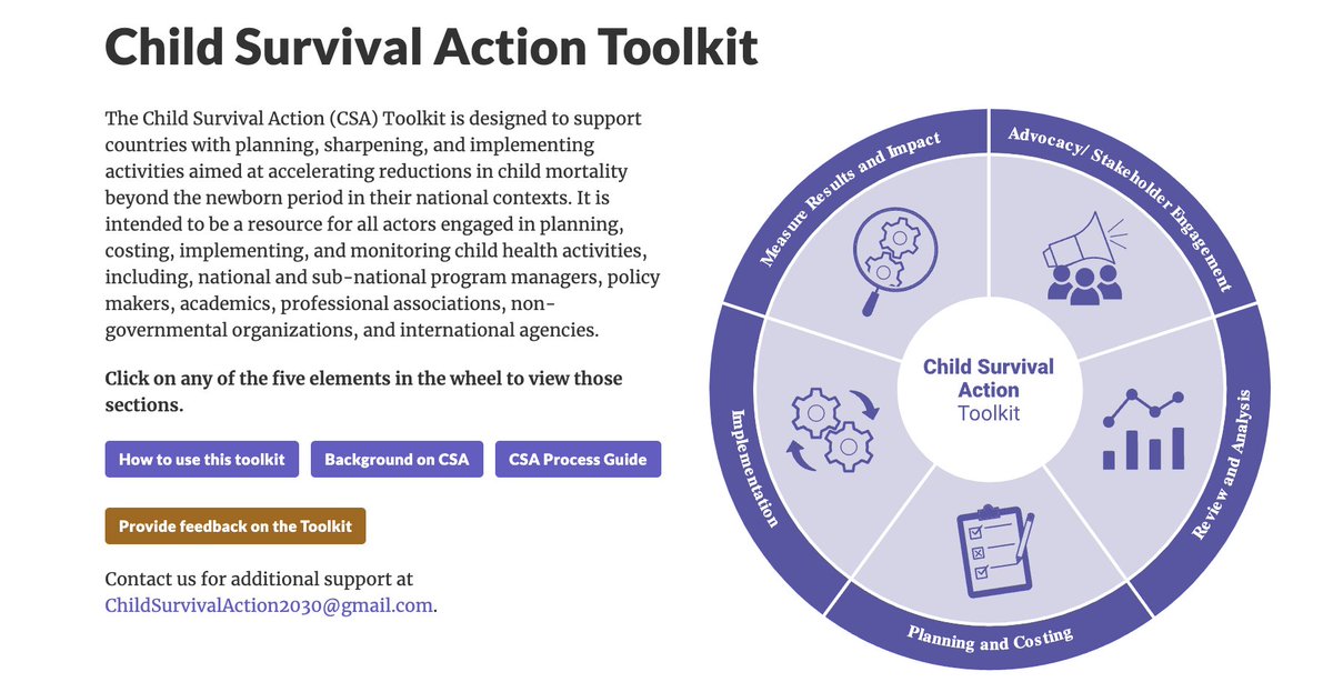 59 countries need fast action to reduce #child deaths & achieve #SDGs by 2030 - 46 are in #Africa. New #ChildSurvivalAction toolkit is here to help govs! Take a look 👉 childhealthtaskforce.org/hubs/child-sur… 🙏 @ChildHealthTF @CARMMAfrica @_AfricanUnion @AfricaCDC @AmbSamate @MinataSAMATE