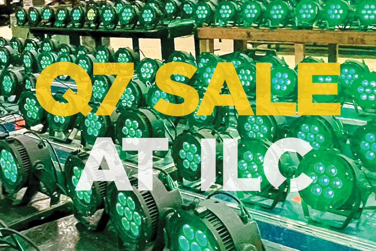 The more you buy, the more you save at ILC. That’s because we’re selling our entire inventory of more than 600 Elation Professional Level Q7 IP units The Q7 is great for uplighting or anywhere you need a wash light. Call 847-933-9792 or e-mail info@ilc.com for pricing.