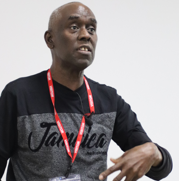 Another photo from @brixtonbard Alex Wheatle's captivating talk to our Y8s yesterday as part of @StratLitFest So many comments about how brilliant it was and what a great orator Alex is. Thank you for embodying #SuASEngage