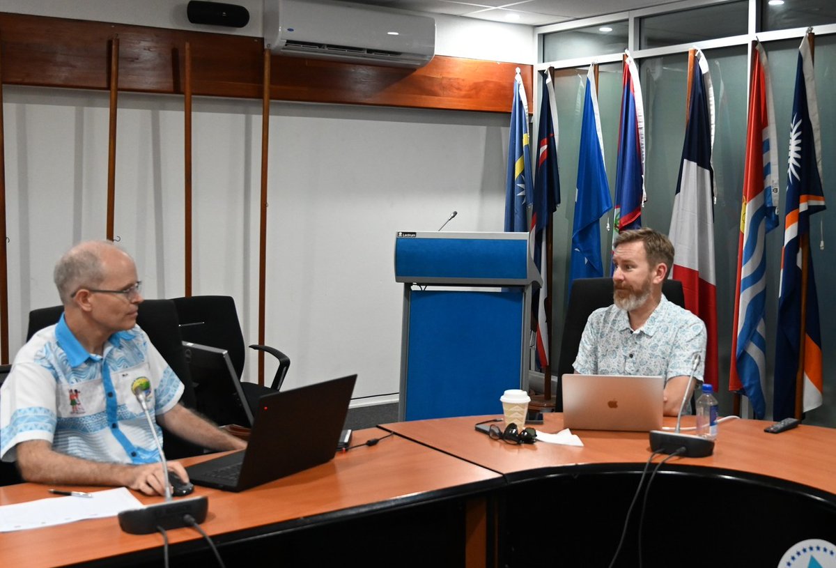 3⃣ officers from the technical team of @forestry_fiji Forest Resource Assessment Division are currently attending the Fiji National Land Cover Change Mapping Working Group in Collaboration with @FAO & United States Forest Service. 🔗read more: shorturl.at/glmV2