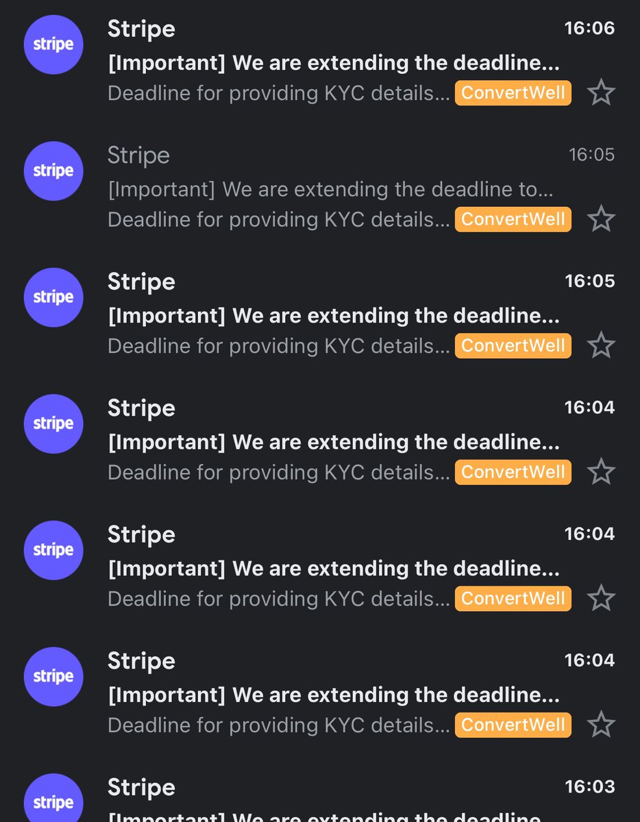 Who at @stripe is going to give me beta access to Organizations so I don’t have to KYC all my accounts 1 by 1 💀😅?