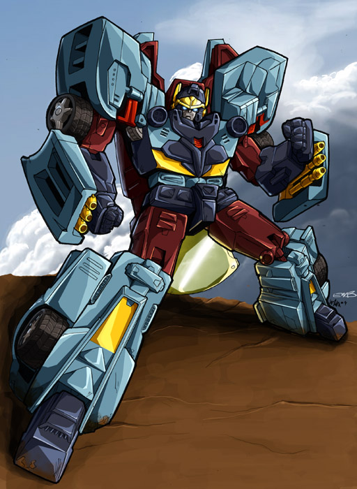 Hot Shot
Colorwork by Eric Burns  
#transformers | #transformersart  | #hotshot