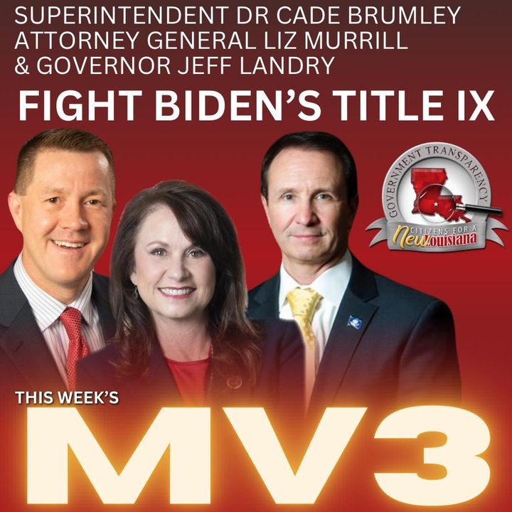 “Do not comply!” Louisiana says NO to Biden's ridiculousness. Louisiana Department of Education Office of the Louisiana Attorney General Governor .@JeffLandry 
#MVP #lagov