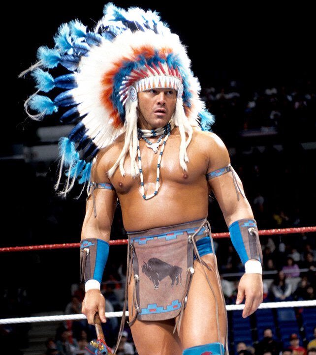 A Great Throwback Photo Of @NativeTatanka From His Days In The WWF