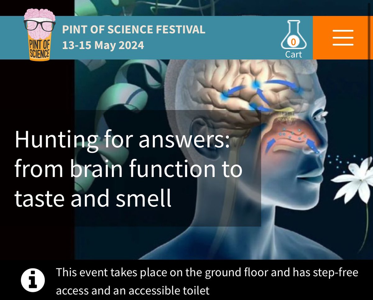 I’m looking forward to presenting my research at Metchy’s, Cardiff on May 15th! #pintorscienceuk Interested in degenerative disease, brain function, and the science of taste and smell? 👃 ⬇️ pintofscience.co.uk/event/have-a-w…