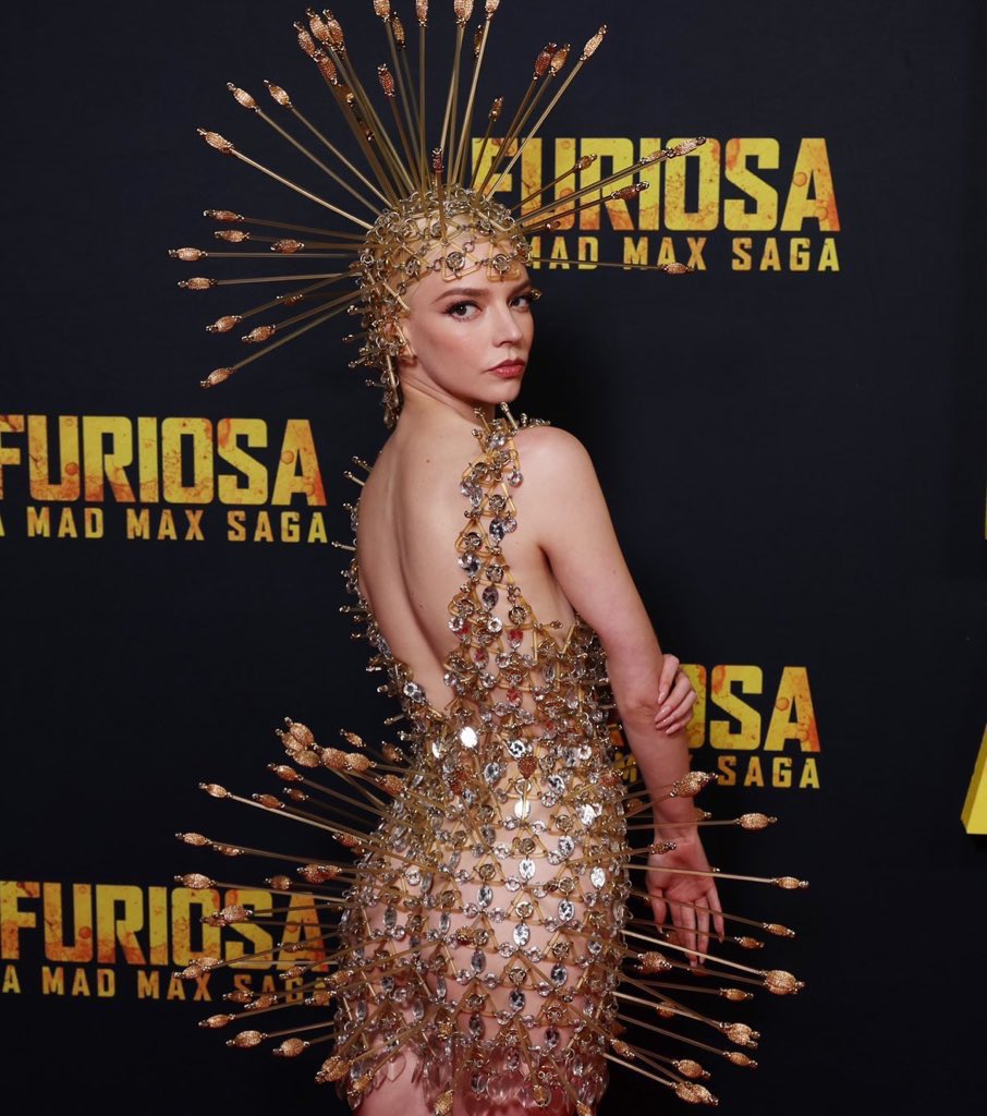 Anya Taylor-Joy at the FURIOSA premiere in Sydney, Australia.