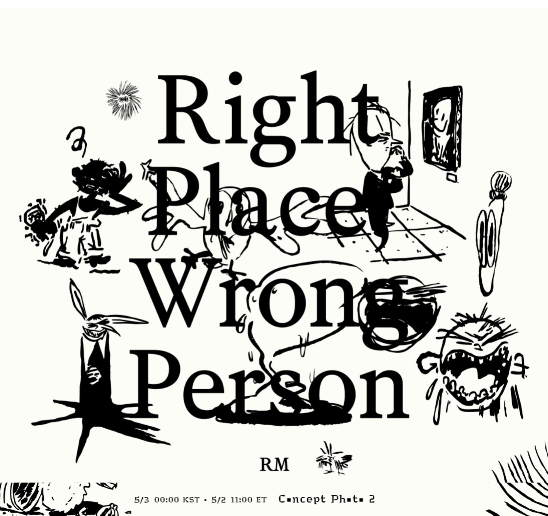 rpwp RM 限定 Right Place,Wrong Person ラグ