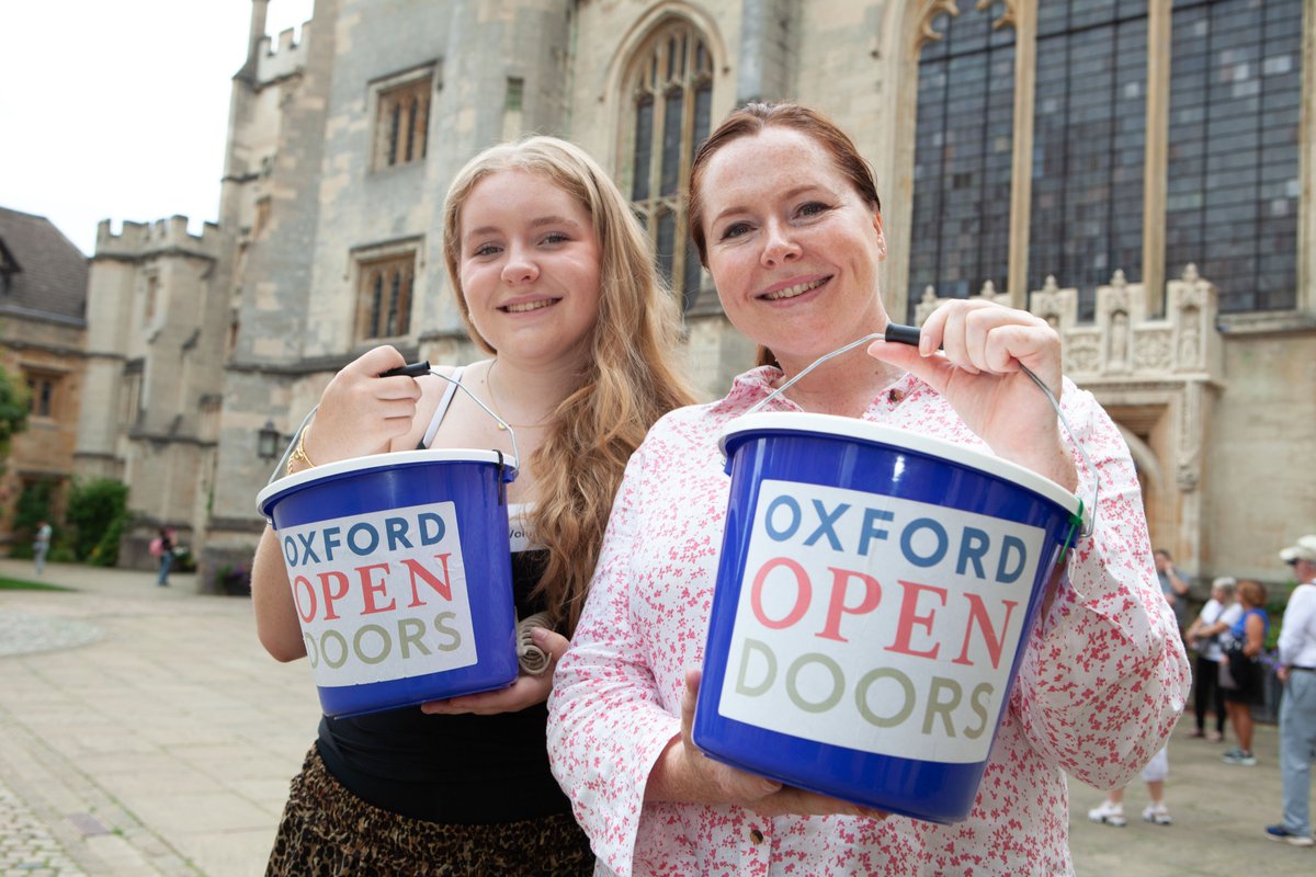 Save the date! Oxford Open Doors 2024, the weekend where we open places not usually open to the public (and for #free!) is happening on 14 and 15 September. 

Interested in volunteering? Find out more: tinyurl.com/3w8mdpfu

#oxfordopendoors #OOD2024 #volunteer  #heritage