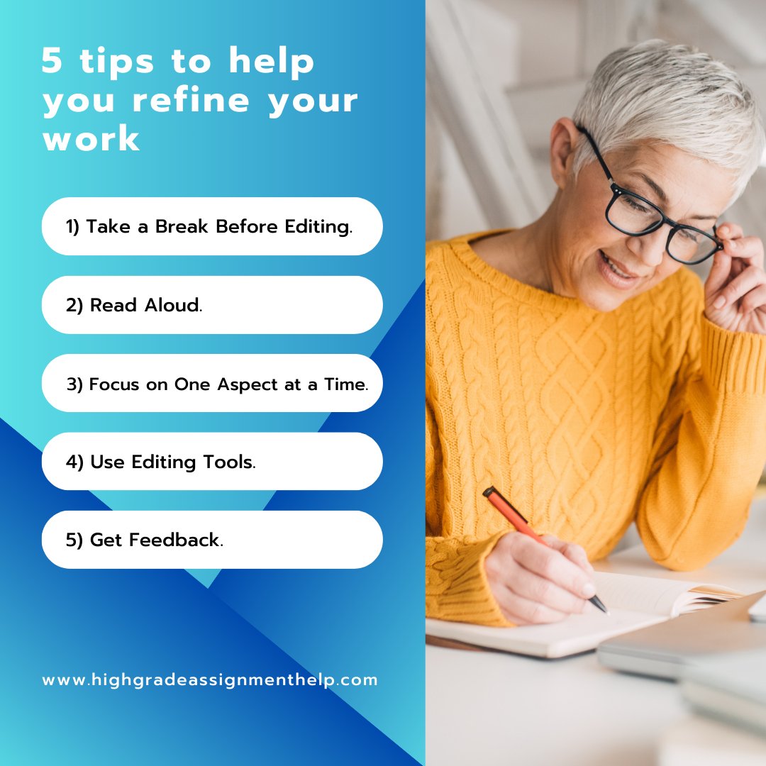 Unlock the power of effective editing ✍️💡 Refine your assignments to perfection and watch your grades soar! 
#editingtips #writingskills #academicsuccess #assignmentwriting #assignmentwritinghelp #highgradeassignmenthelp