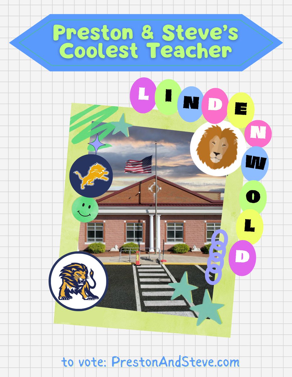 HEY LIONS! Today's your day to name Coolest Teacher at Lindenwold High School. Tap this link to vote: wmmr.com/2024/05/02/coo…