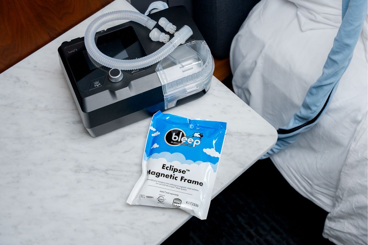 The ideal CPAP set-up!

🔗 SHOP ECLIPSE: buff.ly/3PyCtWt

Discover The Eclipse Headgear Free CPAP mask! 😴

#bleepsleep #dreamports #benefits #sleepapnea #naturopathic #sleep #sleephabits #sleephygienetips #sleepaid #sleeptips #sleeptraining #sleephygiene #breathe #mycpap