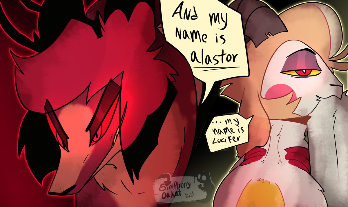 Goat Lucifer has stepped into foreign territory
#HazbinHotelLucifer #HazbinHotelAlastor #alastorxlucifer #radioapple