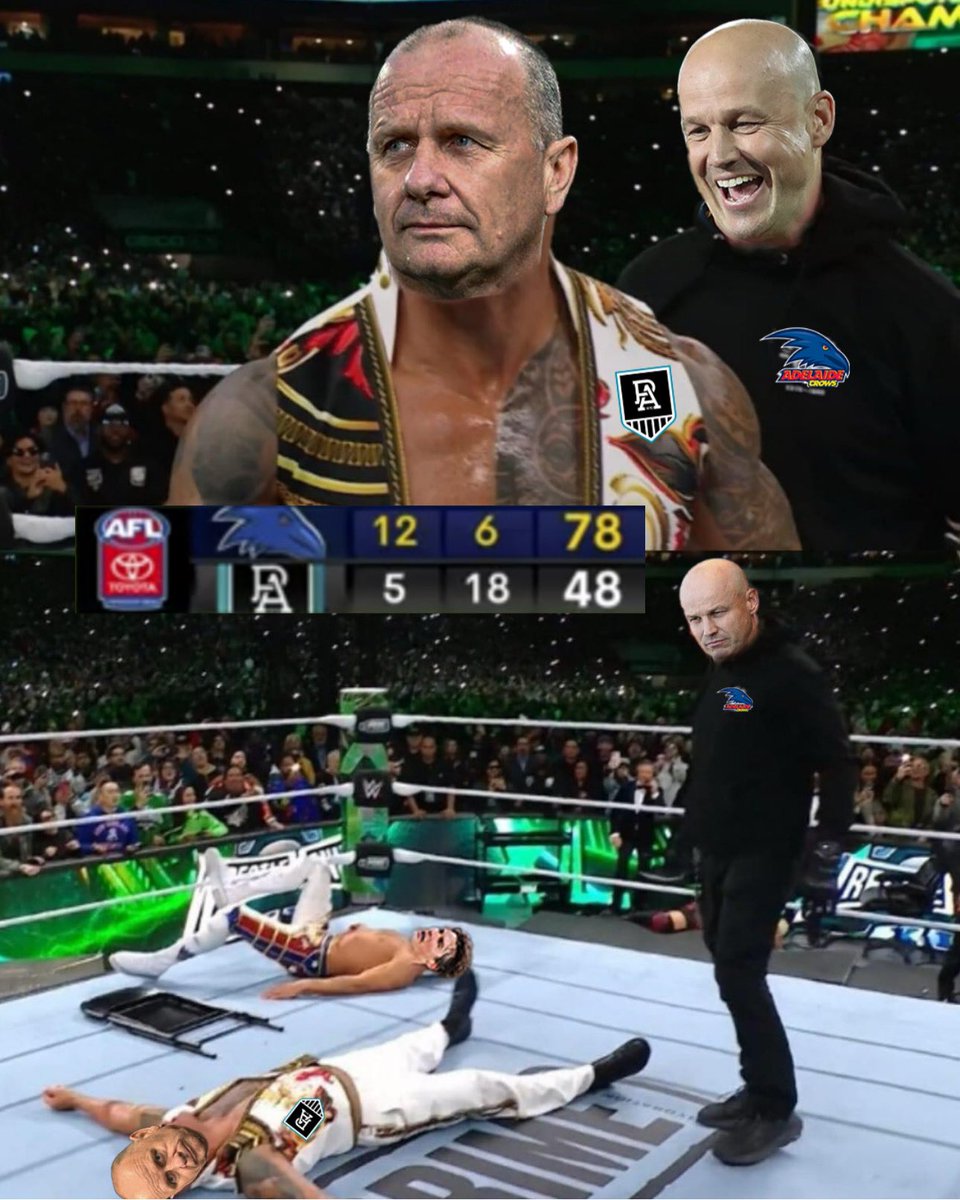 Nicks lays the ‘Cromdown’ on Ken and the Pear 🍐  #aflcrowsport